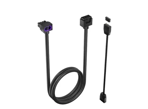 PSU კაბელის დამაგრძელებელი Asiahorse HYDRUS 8PIN GPU BLACK -B- 30CM, 2 image