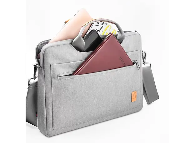 ნოუთბუქის ჩანთა WiWU 14'' Pioneer Pro handbag New Version Grey, 6 image