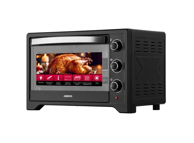 ელექტრო ღუმელი ARDESTO Electric oven, 45L, 2015W, mech., black
