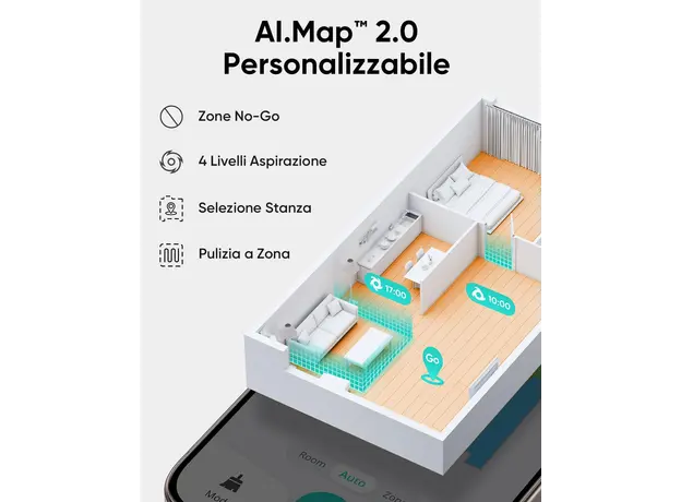 მტვერსასრუტი Eufy Clean L60 Hybrid B2B - Europe (excluded UK plug) Black Iteration 1, 7 image