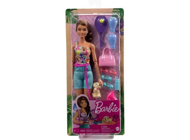 თოჯინა MATTEL Barbie Wellness Doll - Workout, 5 image