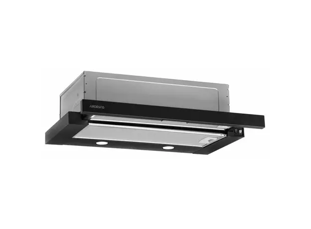 გამწოვი Ardesto Hood telescopic, 60cm, 450m3h, metal, 2х1W LED, button, black, 5 image