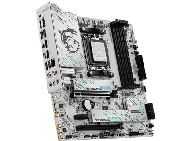 დედა დაფა MSI Motherboard B850M GAMING PLUS WIFI sAM5 B850 4xDDR5 M.2 HDMI DP WiFi BT mATX, 5 image