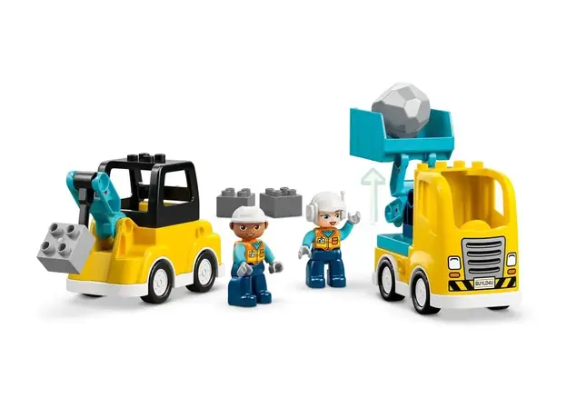 ლეგო LEGO Constructor DUPLO Town 3 in 1 Construction Vehicles, 3 image