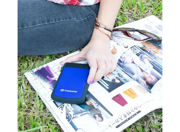 გარე მყარი დისკი Transcend 2TB StoreJet2.5" H3B, portable HDD, 4 image