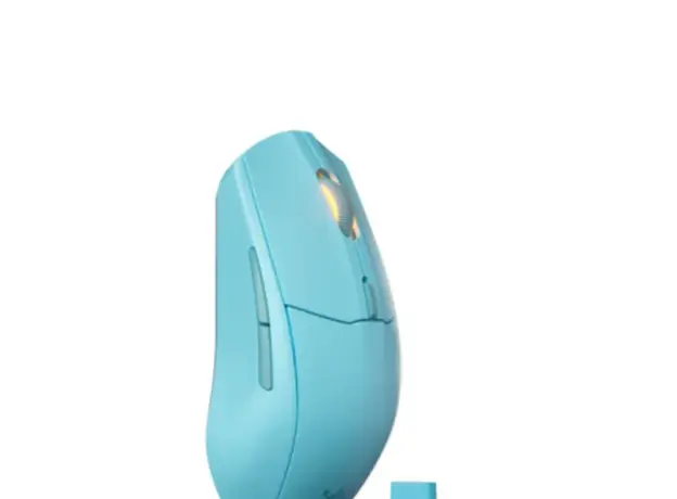 მაუსი SteelSeries Mouse Rival 3 Gen 2, RGB, USB-A/WL/BT, aqua, 3 image