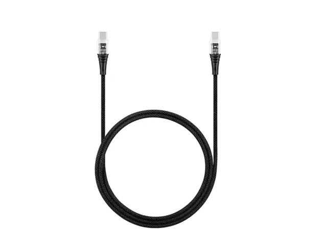 კაბელი TTEC USB-C - USB-C 60W PD/QC FAST CHARGING/DATA CABLE, 120CM, BLACK, 2 image