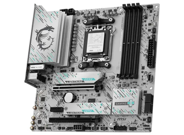 დედა დაფა MSI Motherboard B850M GAMING PLUS WIFI sAM5 B850 4xDDR5 M.2 HDMI DP WiFi BT mATX, 4 image