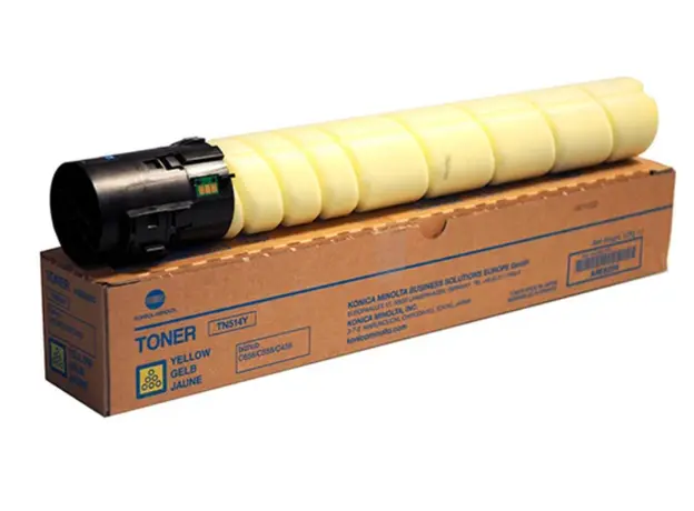 კარტრიჯი Konica Minolta TN-514Y Yellow Original Toner Cartridge - A9E8250