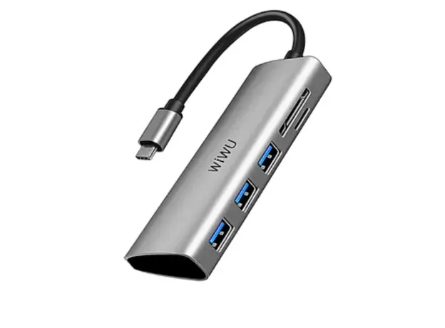 ადაპტერი WiWU Alpha 532ST Grey