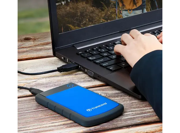 გარე მყარი დისკი Transcend 2TB StoreJet2.5" H3B, portable HDD, 5 image