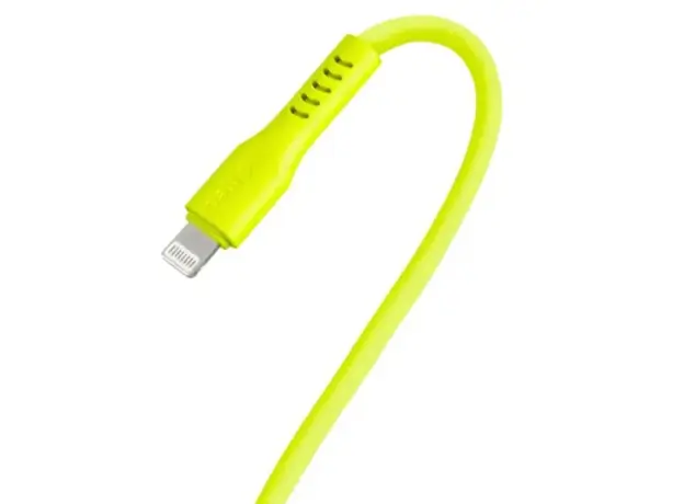 კაბელი TTEC USB-C - LIGHTNING CHARGE/DATA CABLE, 120CM NEON YELLOW, 3 image