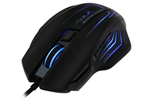 მაუსი AULA S18 Black-Rainbow Backlight Wired Gaming Mouse Black, 3 image
