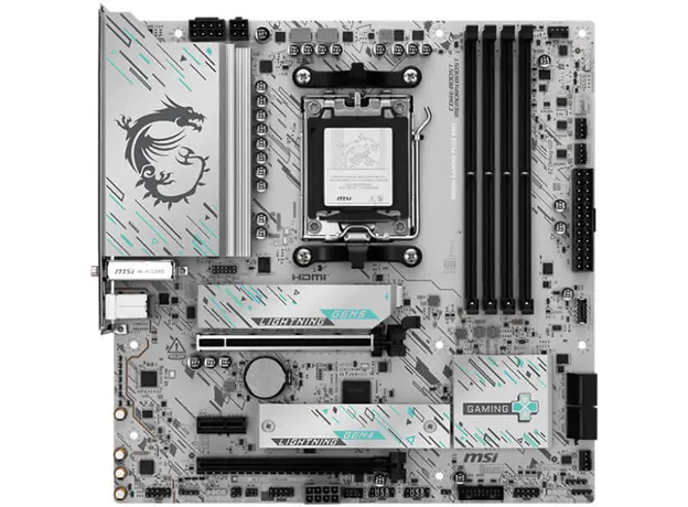 დედა დაფა MSI Motherboard B850M GAMING PLUS WIFI sAM5 B850 4xDDR5 M.2 HDMI DP WiFi BT mATX