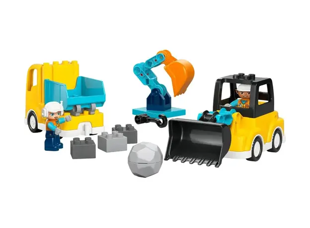 ლეგო LEGO Constructor DUPLO Town 3 in 1 Construction Vehicles, 4 image