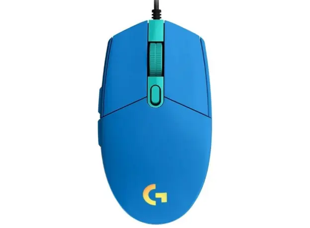 მაუსი LOGITECH G203 LIGHTSYNC Corded Gaming Mouse - BLUE - USB