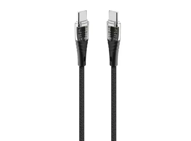 კაბელი TTEC USB-C - USB-C 60W PD/QC FAST CHARGING/DATA CABLE, 120CM, BLACK, 3 image