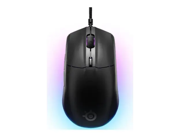 მაუსი SteelSeries Mouse Rival 3 Gen 2, RGB, USB-A, black, 2 image
