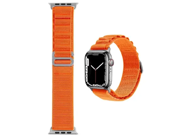 სმარტ საათის სამაჯური WiWU Nylon Watch Band for Apple Watch 38/40/41mm Orange