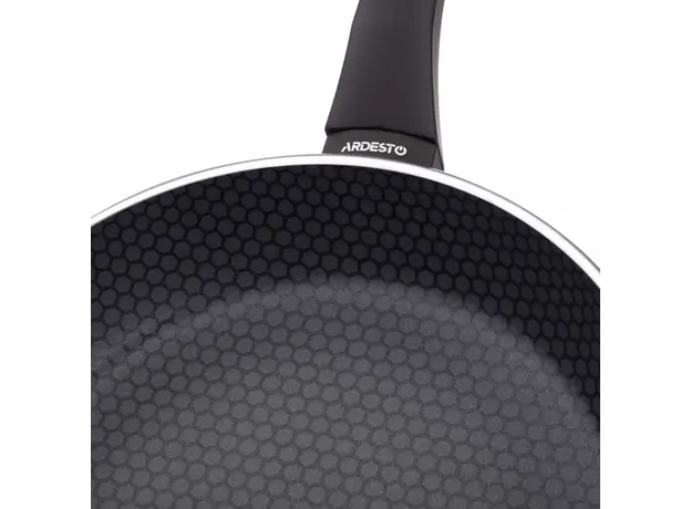 ტაფა Ardesto Fry pan Gemini Salerno, 28cm, aluminium, black, 3 image