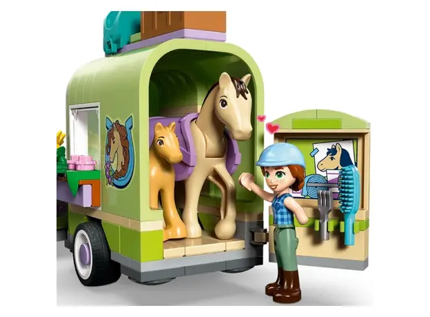 ლეგო LEGO Constructor Friends Horse & Baby Foal Trailer, 6 image