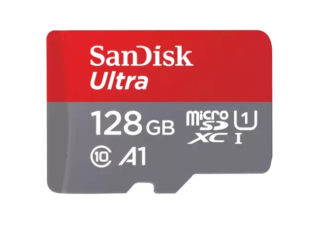 ფლეშ მეხსიერების ბარათი SanDisk Ultra microSD with SD Adapter - 128GB, 3 image