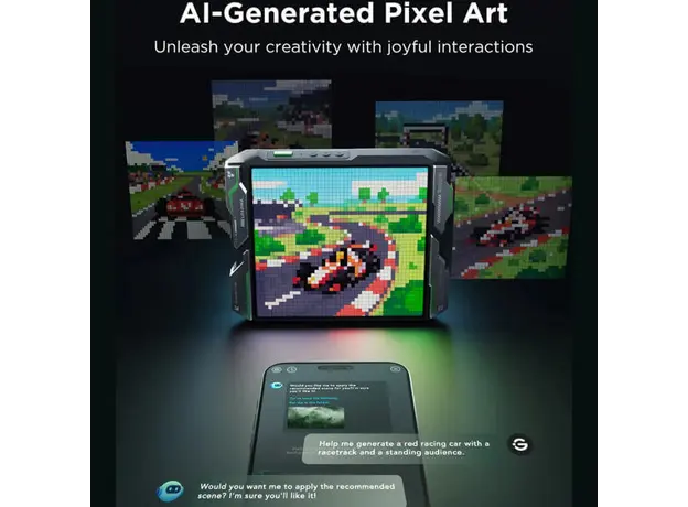 გეიმერული განათება Govee H8630 LED Gaming Pixel Light 32x32 Pixels, RGBIC, WI-FI/Bluetooth, 3 image