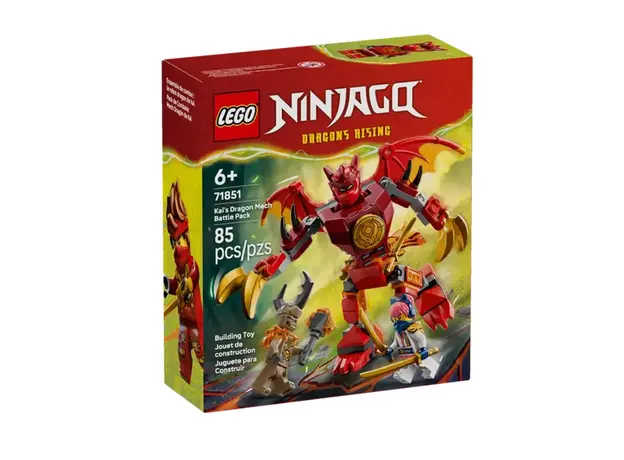 ლეგო LEGO Constructor Kai's Dragon Mech Battle Pack V29