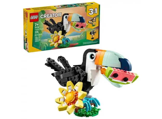 ლეგო LEGO Constructor Creator Wild Animals: Tropical Toucan, 2 image