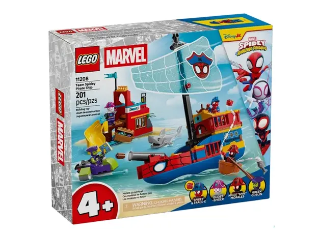 ლეგო LEGO Constructor Spidey Team Spidey Pirate Ship