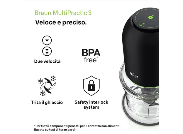 ჩოფერი Braun CH3011BK, 5 image
