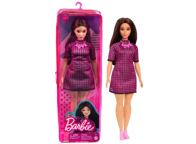 თოჯინა Mattel Barbie® Fashionistas® Doll - PinkCheckers, 3 image