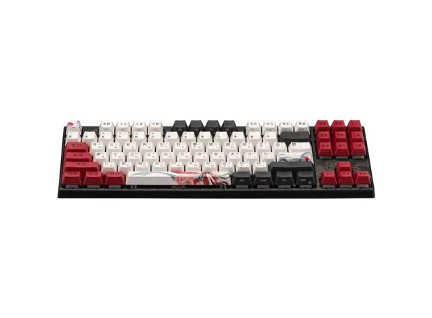 კლავიატურა Varmilo VEM87 Beijing Opera 87Key, EC V2 Ivy, USB-A, EN/UKR, White Led, 4 image