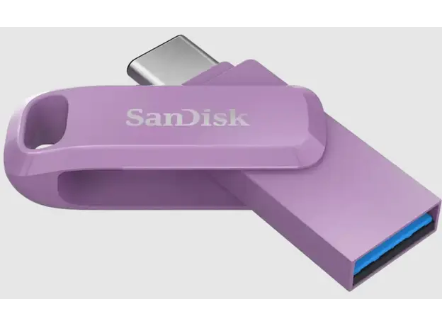 USB ფლეშ მეხსიერება SanDisk Ultra Dual Drive Go USB Type-C™ - 256GB (Lavender), 2 image