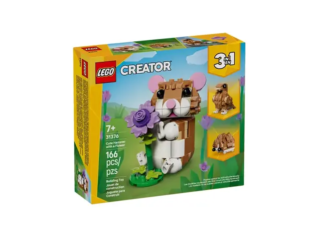 ლეგო LEGO Constructor Creator Cute Hamster with a Flower, 2 image