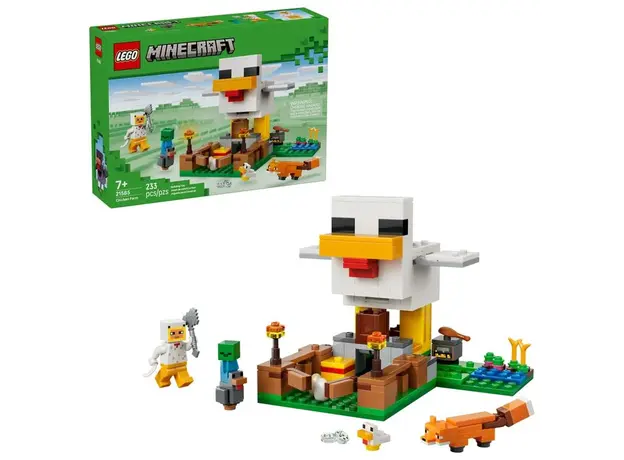 ლეგო LEGO Constructor Minecraft Chicken Farm