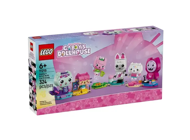 ლეგო LEGO Constructor Gabby's Dollhouse Gabby's Brick-Built Cat Friends
