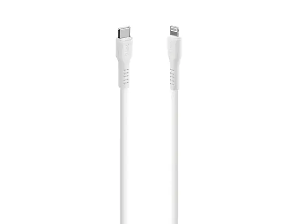 კაბელი TTEC USB-C - LIGHTNING CHARGE/DATA CABLE, 120CM WHITE, 2 image