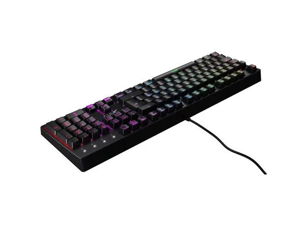 კლავიატურა Xtrfy K4 104Key, Kailh Red, USB-A, EN/RU, RGB, 4 image