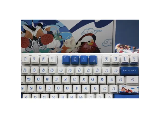 კლავიატურა Varmilo Keyboard VA87M Lovebirds-I, Cherry MX Brown,EU, 5 image