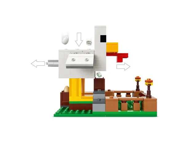 ლეგო LEGO Constructor Minecraft Chicken Farm, 3 image