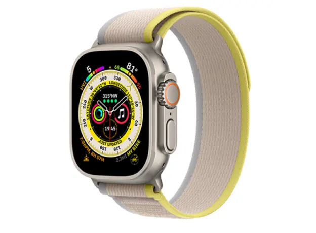 სმარტ საათის სამაჯური WiWU Trail Loop Watch Band 38/40/41mm Yellow/Ivory, 8 image