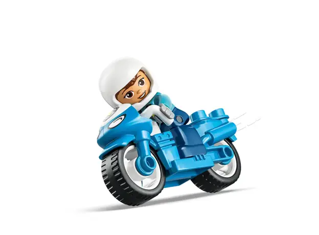 ლეგო LEGO Constructor DUPLO Town Blue Police Motorcycle, 3 image