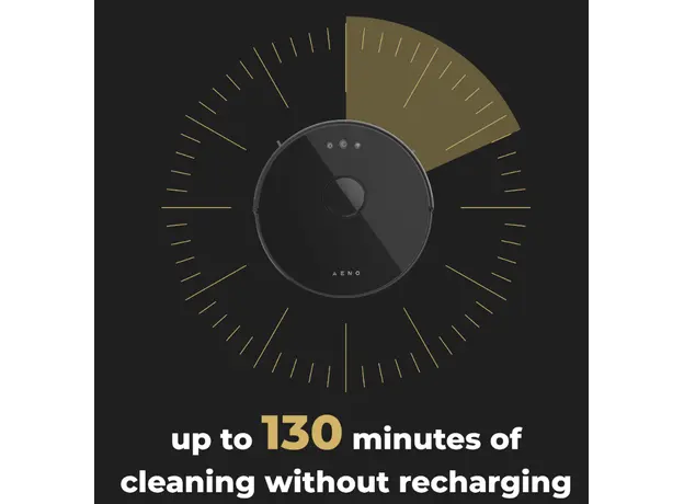 რობოტი მტვერსასრუტი AENO Robot Vacuum Cleaner RC3S: wet & dry cleaning, smart control AENO App, 6 image
