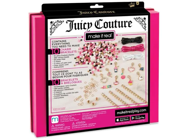 სამაჯურების ნაკრები Make It Real Juicy Couture Mini Pink and Precious, 4 image