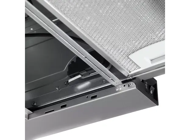 გამწოვი Ardesto Hood telescopic, 60cm, 450m3h, metal, 2х1W LED, button, inox, 6 image