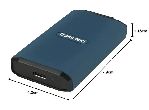გარე მყარი დისკი Transcend 1TB, External SSD, ESD410C, USB 20Gbps, Type C, 3 image
