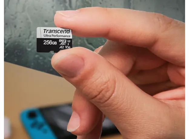 მეხსიერების ბარათი Transcend 512GB microSD w/ adapter UHS-I U3 A2 Ultra Performance, 3 image