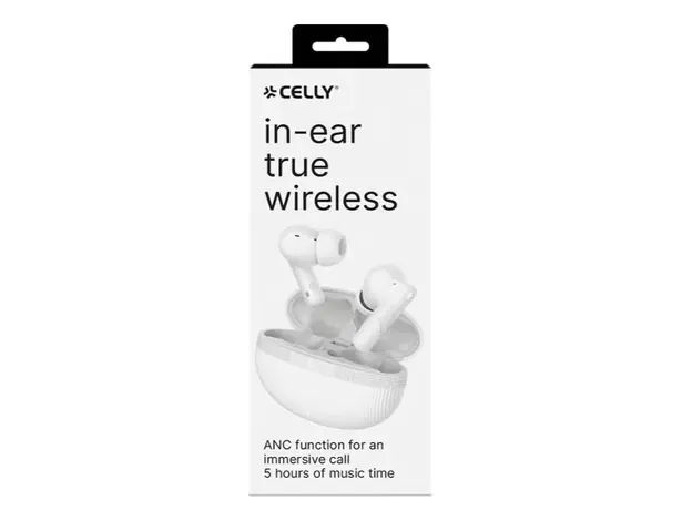 ყურსასმენი Celly IN-EAR TRUE WIRELESS WHITE, 3 image