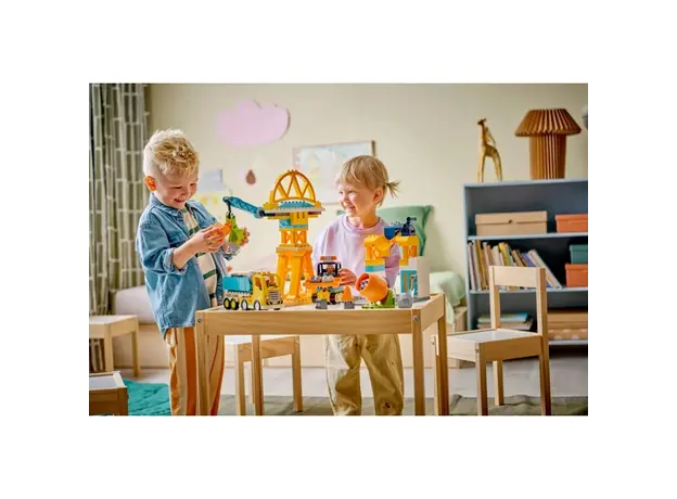 ლეგო LEGO Constructor DUPLO Town 3 in 1 Construction Site and Vehicles, 5 image